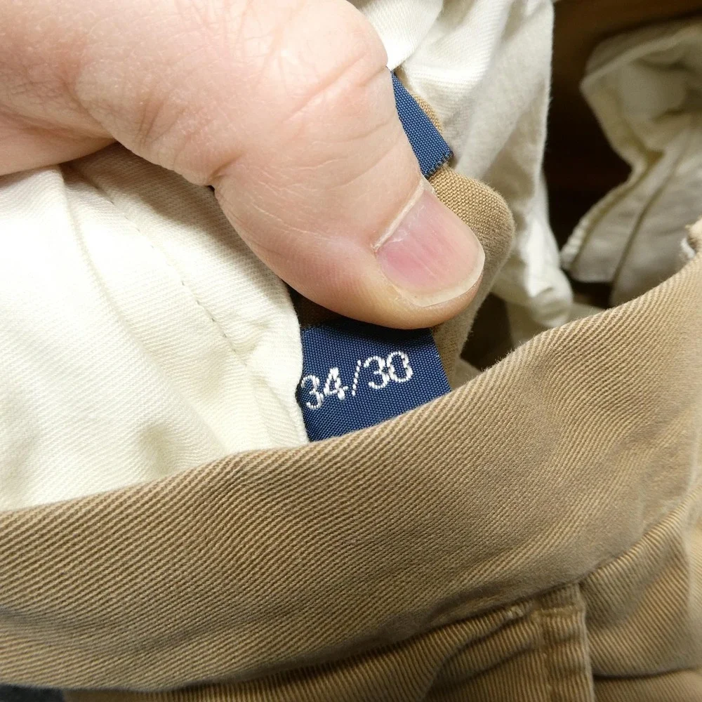 Polo Ralph Lauren Prospect Pants Mens 34x29 Beige Chino Classic Fit Pleated